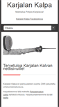 Mobile Screenshot of karjalankalpa.fi